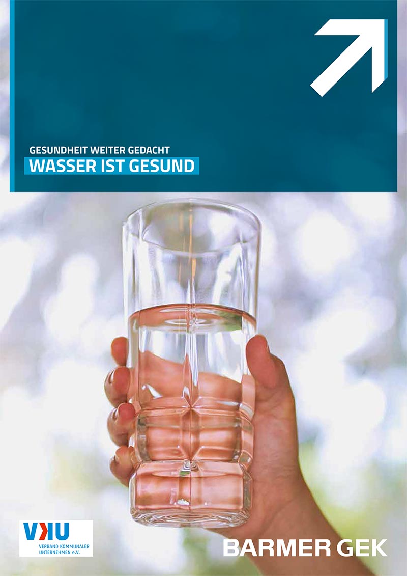 Broschüre 'Wasser ist gesund' als PDF herunterladen (öffnet in neuem Fenster)